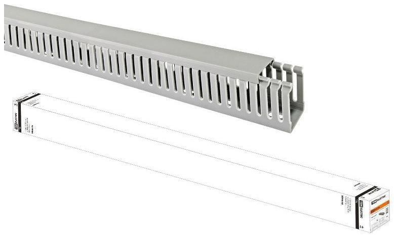TDM electric SQ0410-0012 Кабель-канал перфорированный 25х40 перфорация 4/6мм (40 м) [в упаковке 40, цена за 1 м]