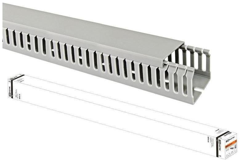 TDM electric SQ0410-0006 Кабель-канал перфорированный 60х60 (16 м) [в упаковке 16, цена за 1 м]