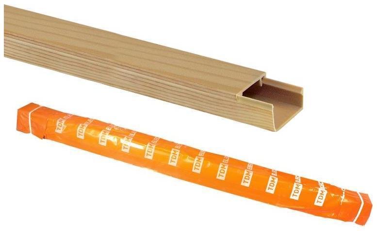 TDM electric SQ0402-0304 Кабель-канал 20х10 сосна 3D (100м) [в упаковке 100, цена за 1 м]