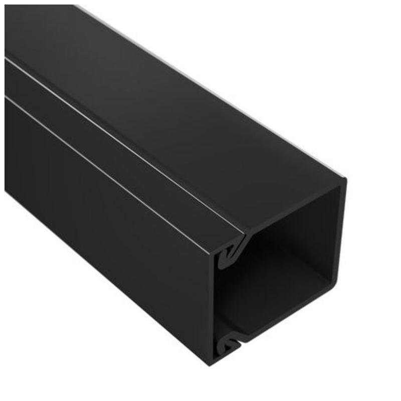 DKC 00323A Короб с плоской основой TA-EN 25х30 чёрный [в упаковке 72, цена за 1 м]