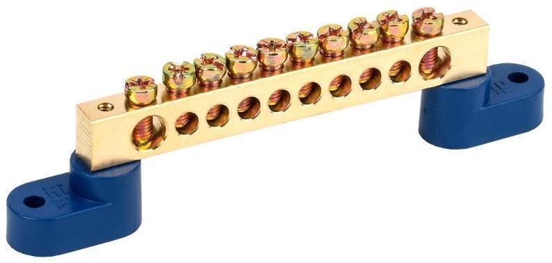 IEK YNN10-812-10C2-K07 Шина N ноль на 2-угловых изоляторах ШНИ-8х12-10-У2-С [в упаковке 10, цена за 1 шт]