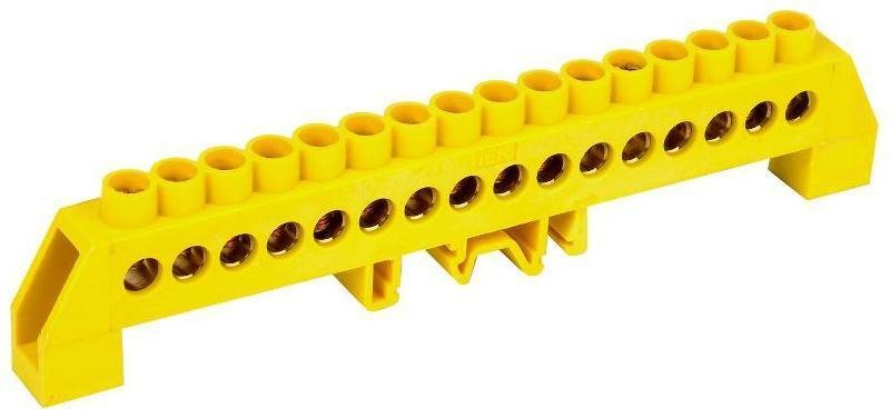 IEK YNN10-812-16DP-K05 Шина PE "земля" в комбинированном DIN-изоляторе"Стойка" ШНИ-8х12-16-КС-Ж