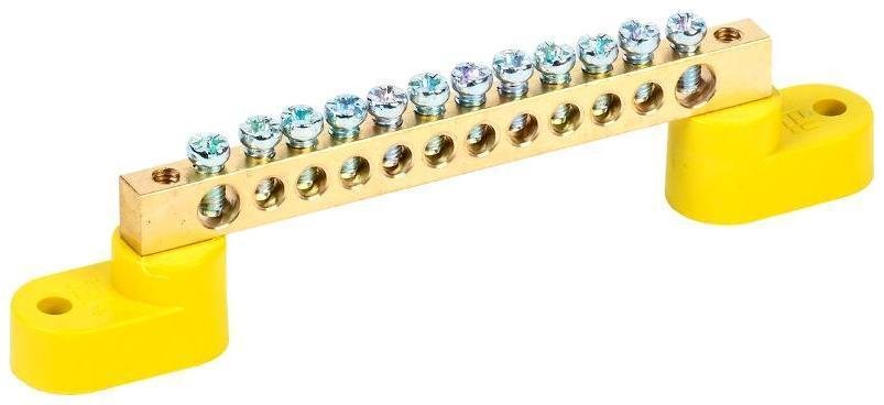 IEK YNN10-69-12C2-K05 Шина PE земля на 2- угловыхизоляторах ШНИ-6х9-12-У2-Ж