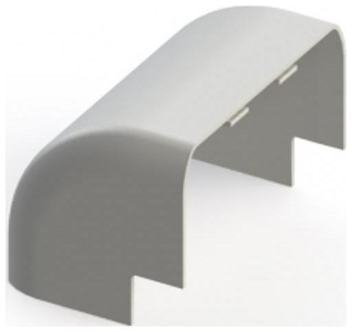 EKF obw-105-50x2 Угол внешний (105х50) (2 шт) C-Line Белый