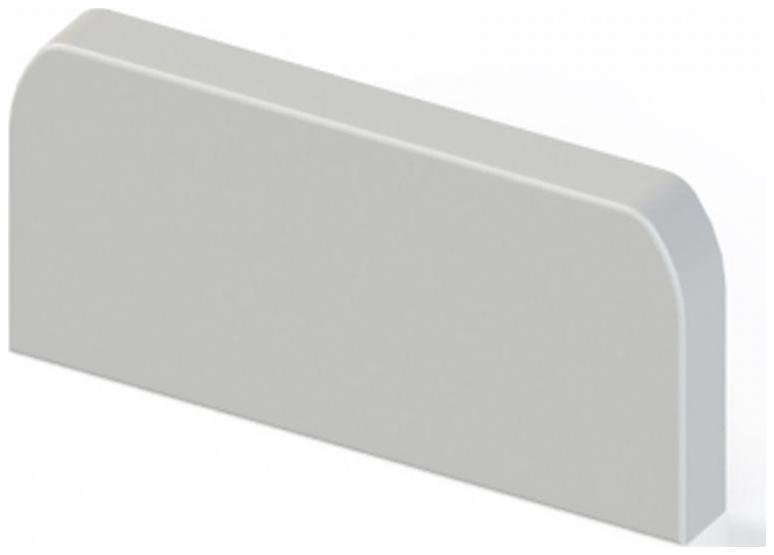 EKF ecw-105-50x2 Заглушка (105х50) (2 шт) C-Line Белый