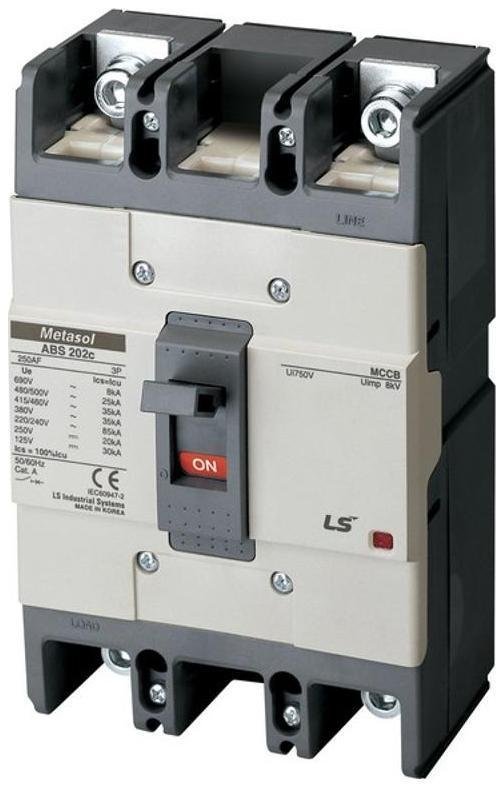 LSIS 136000200 Автоматический выключатель ABS202c (42/37кА 380/415В) 2Р) 125A