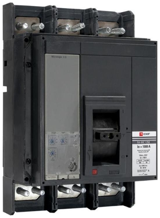 EKF mccb99C-1250-1000 Выключатель автоматический ВА-99C (Compact NS) 1250/1000А 3P 50кА PROxima