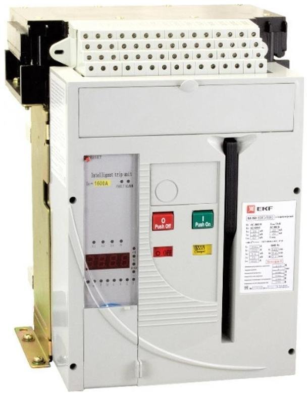 EKF mccb450-1600-1250v Выключатель автоматический ВА-450 1600/1250А 3P 55кА выкатной EKF