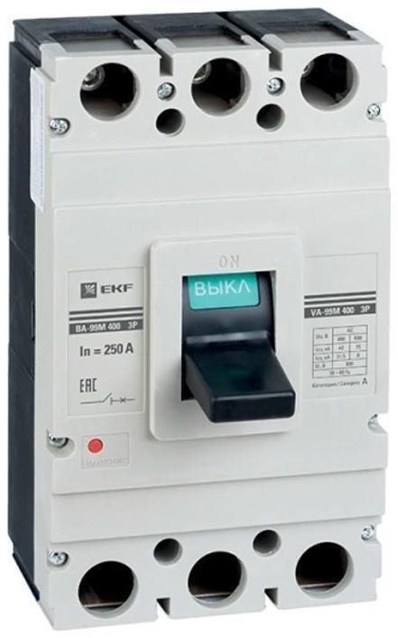 EKF mccb99-400-250m Выключатель автоматический ВА-99М 400/250А 3P 42кА Basic
