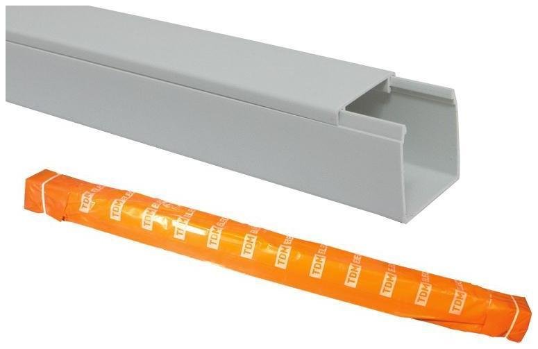 TDM electric SQ0402-0021 Кабель-канал 60х60 белый (18 м) для кондиционеров [в упаковке 18, цена за 1 м]