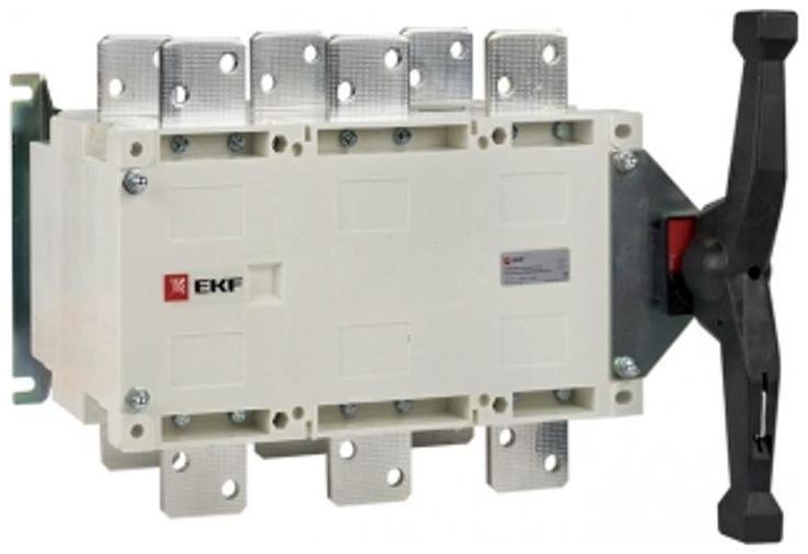 EKF pscs-1000-3 Рубильник-переключатель 1000A 3P c рукояткой управления для прямой установки PowerSwitch