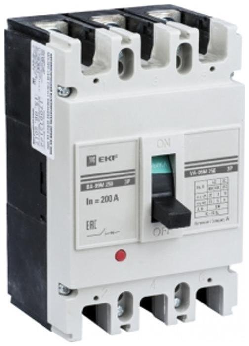 EKF mccb99-250-100m Выключатель автоматический ВА-99М 250/100А 3P 35кА PROxima