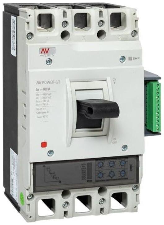 EKF mccb-33-400H-2.2-av Выключатель автоматический AV POWER-3/3 400А 100kA ETU2.2 AVERES