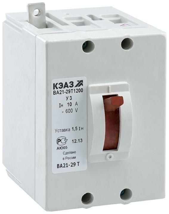 КЭАЗ 101383 Выключатель автоматический ВА21-29Т-120010-16А-6Iн-600DC-У3
