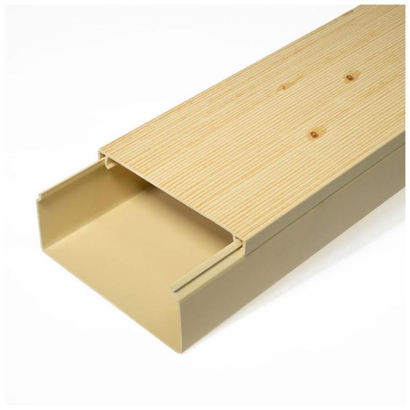 Промрукав PR.025453 Кабель-канал сосна 2-й замок 100х40 (24м/уп)