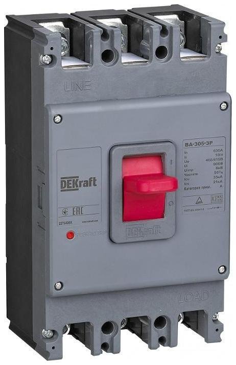 DEKraft 22763DEK Сил. авт. выкл. ВА-305 3P 500А 35кА