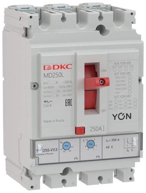 DKC MD250L-TM080 Выключатель автоматический в литом корпусе YON MD250L-TM080