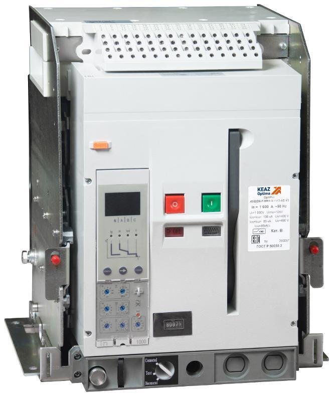 КЭАЗ 275004 Выключатель автоматический OptiMat A-800-S1-3P-50-D-MR5.0-B-C2200-M2-P01-S2-03| 275004