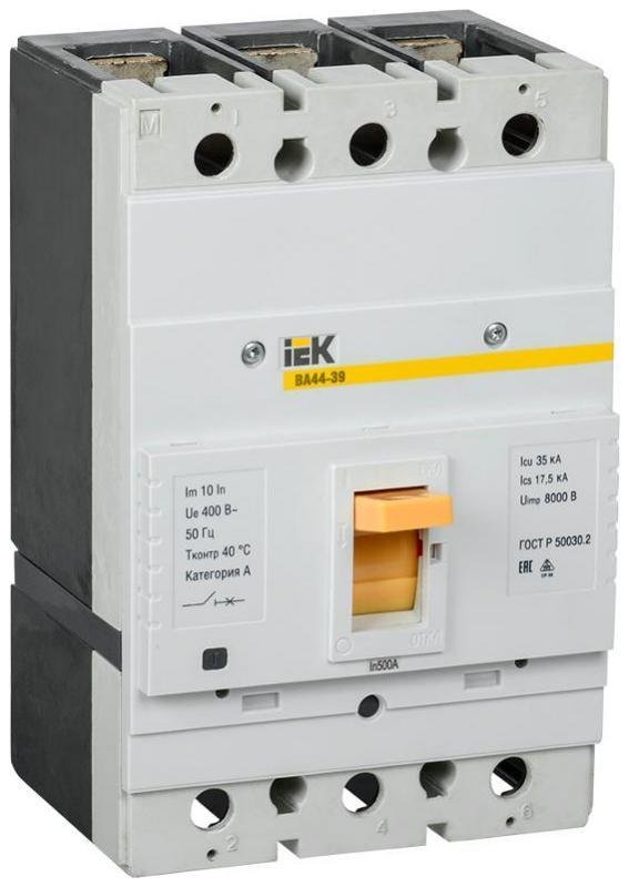 IEK SVT50-3-0500-35 Авт. выкл.ВА44-39 3Р 500А 35кА