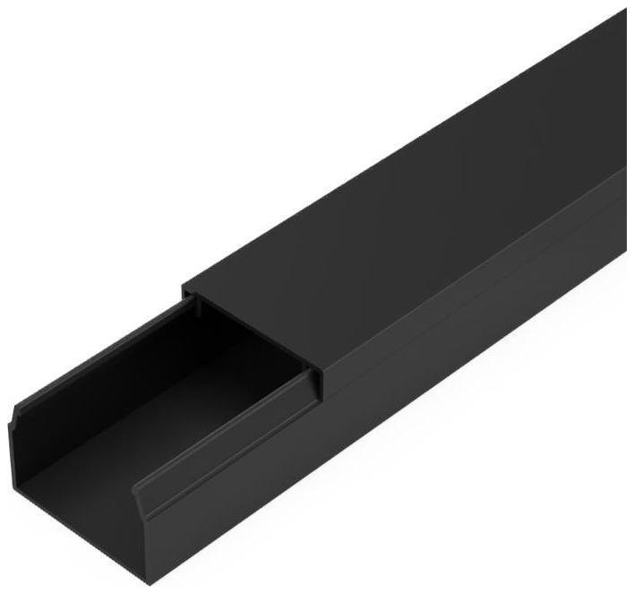 Промрукав PR03.0212 Кабель-канал черный 2-й замок в п/э 25х16 мм (50 м/уп) Промрукав
