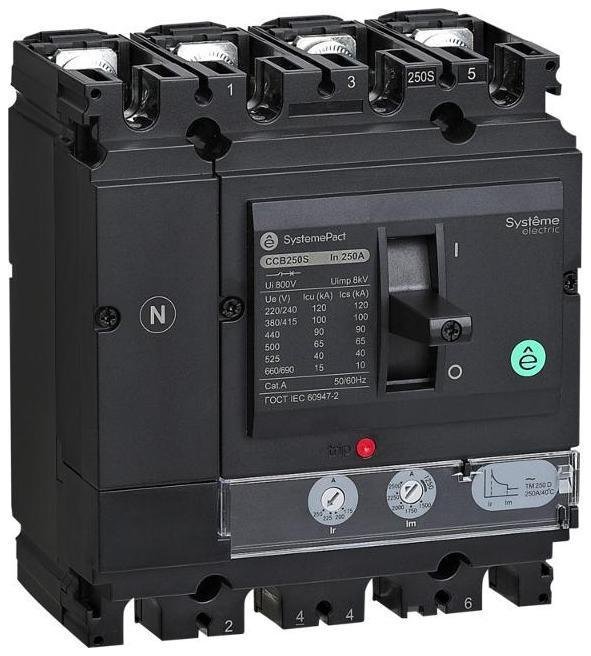 Systeme Electric SPC100S032L4DF АВТ.ВЫКЛ SYSTEMEPACT CCB100 100KA 4P4D TMD32 РЫЧАГ
