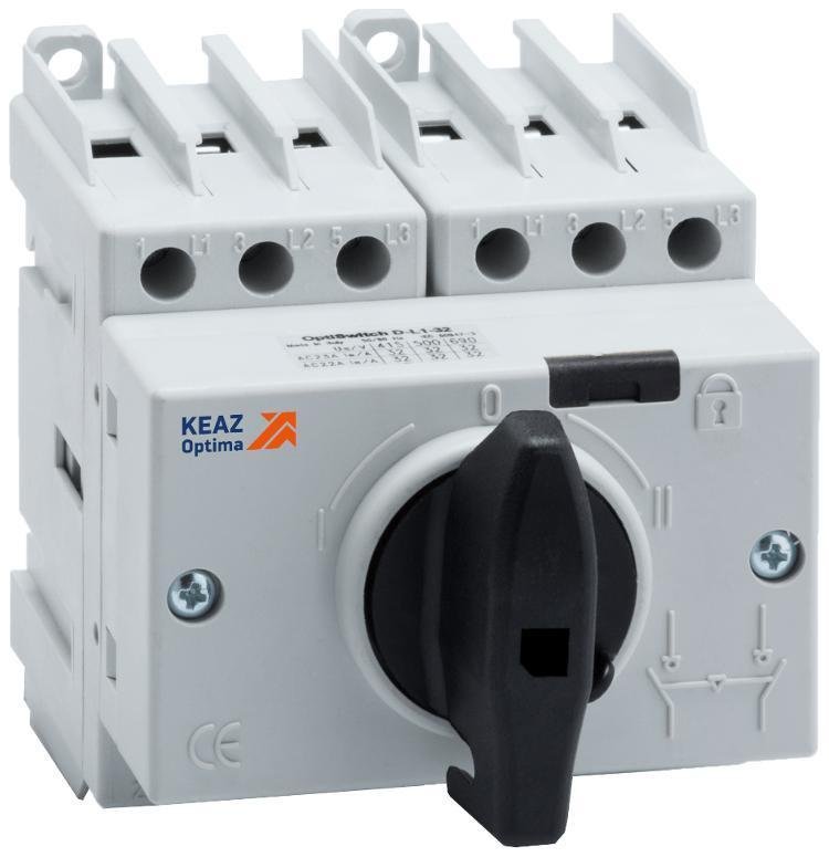 КЭАЗ 332079 Выключатель-разъединитель реверсивный OptiSwitch DI-25-3C