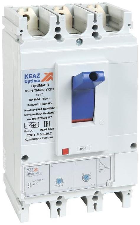 КЭАЗ 291469 Выключатель автоматический OptiMat D630F-TM320-УХЛ3