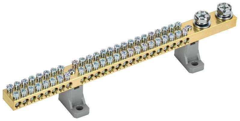 IEK YNN30-48-C2-K03 Шина N "ноль" на двух угл. изол. 200А ШНИ-10х18-48-L2-С [в упаковке 5, цена за 1 шт]