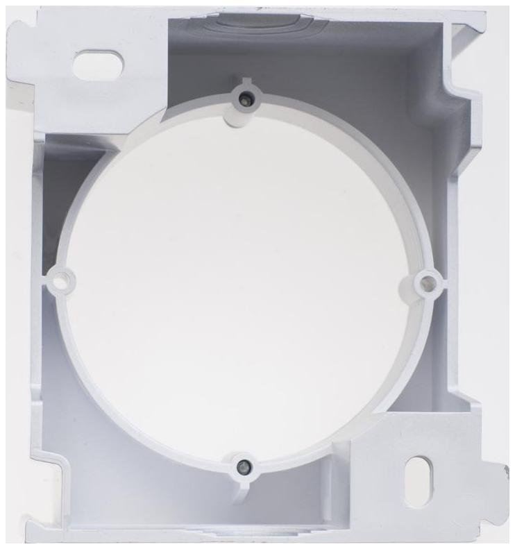 Systeme Electric GSL000300C Glossa Алюминий Расширение коробки наружного монтажа [в упаковке 2, цена за 1 шт]