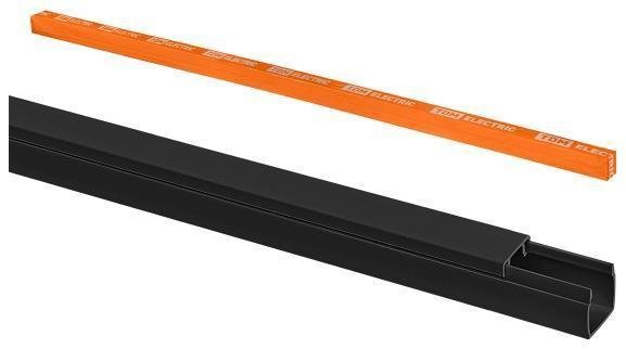 TDM electric SQ0402-2901 Кабель-канал 12х12 (2 м) чёрный [в упаковке 70, цена за 1 шт]