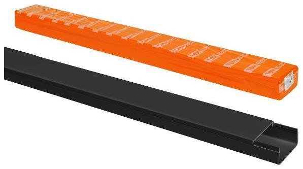 TDM electric SQ0402-2907 Кабель-канал 40х16 (2 м) чёрный [в упаковке 25, цена за 1 шт]