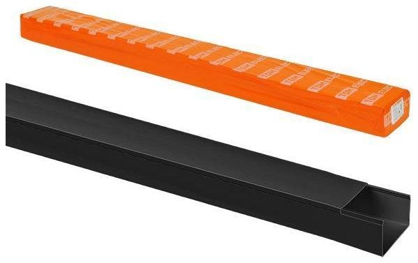 TDM electric SQ0402-2910 Кабель-канал 100х60 (2 м) чёрный [в упаковке 6, цена за 1 шт]
