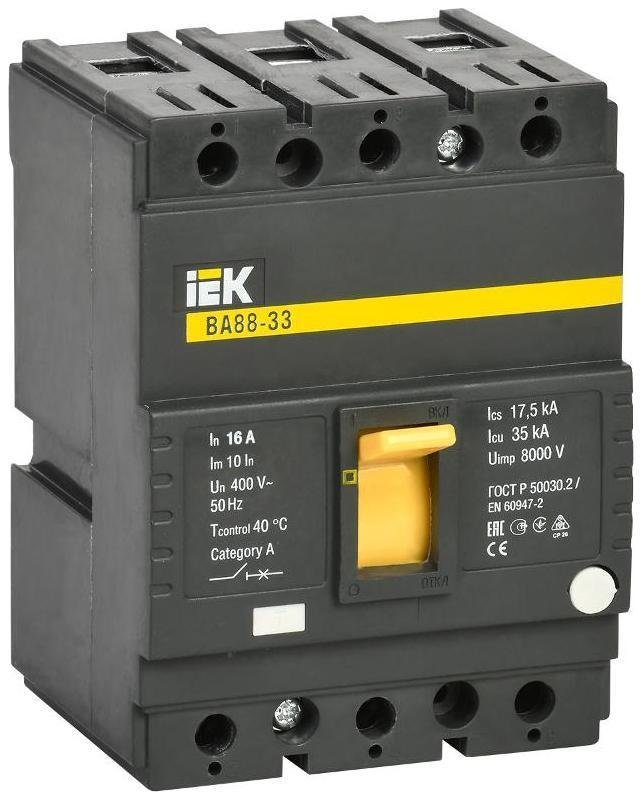 IEK SVA20-3-0016 Авт. выкл. ВА88-33 3Р 16А 35кА