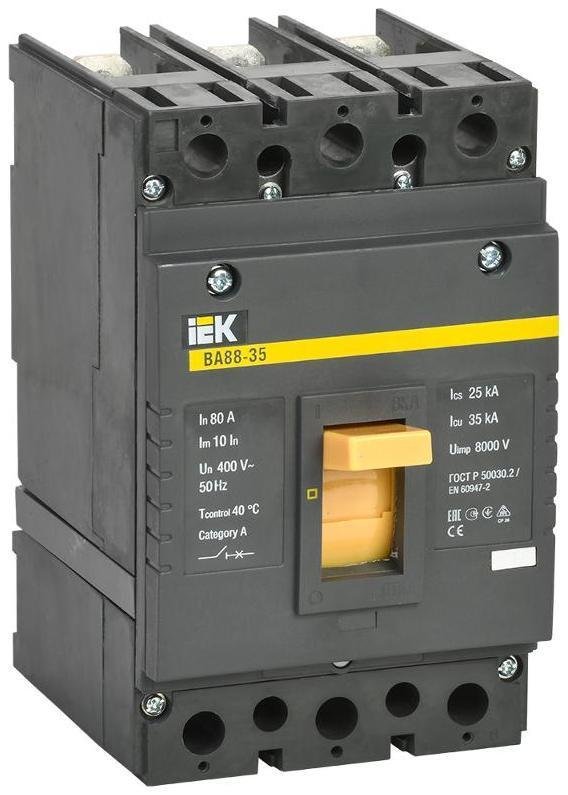 IEK SVA30-3-0080 Авт. выкл. ВА88-35 3Р 80А 35кА