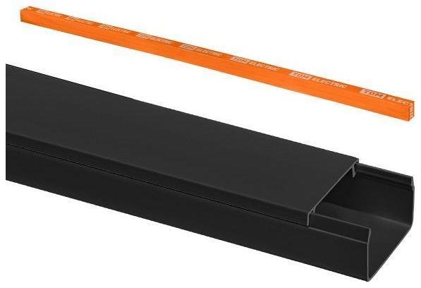 TDM electric SQ0402-2905 Кабель-канал 25х16 (2 м) чёрный [в упаковке 30, цена за 1 шт]