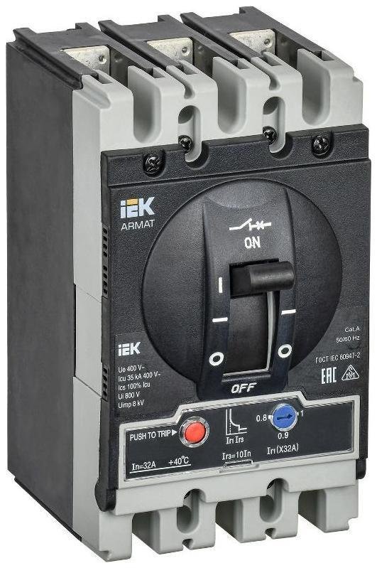 IEK AR-MCCB-3S-035-0032A-ATUC ARMAT Авт. выкл. лит. корпус 3P S 35кА 32А ТМ рег.