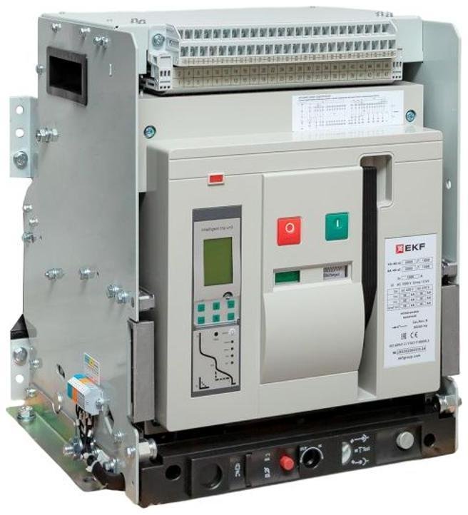 EKF mccb45-2000-1000v-v2 Выключатель автоматический ВА-45 2000/1000А 3P 85кА выкатной v2