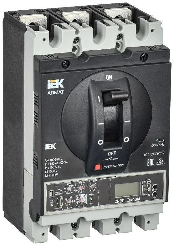 IEK AR-MCCB-3G-150-0250A-ELPC ARMAT Авт. выкл. лит. корпус 3P G 150кА 250А эл. пр