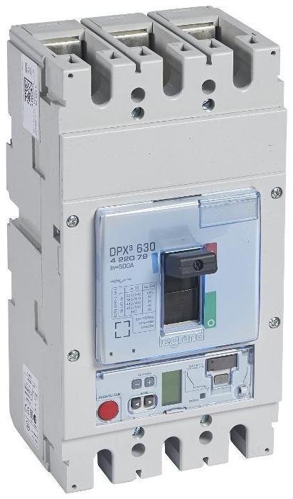 Legrand 422079 Автоматический выключатель DPX3 630 - эл. расцепитель S2 - 70 кА - 400 В" - 3П - 500 А