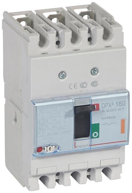 Legrand 420047 Автоматический выключатель DPX3 160 термомагнитный расцепитель 25кА 400В 3П 160А