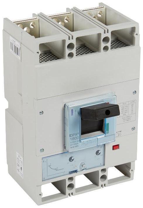 Legrand 422266 Автоматический выключатель DPX3 1600 - термомагн. расц. - 50 кА - 400 В" - 3П - 1250 А