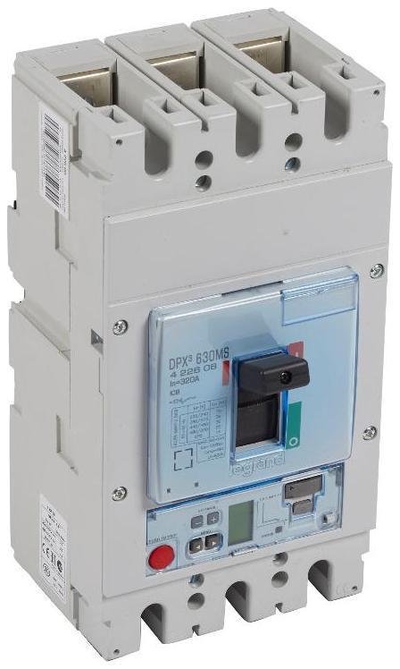 Legrand 422608 DPX3 630 с электронным расцепителем для защиты электродвигателей 36кA 3П 320A