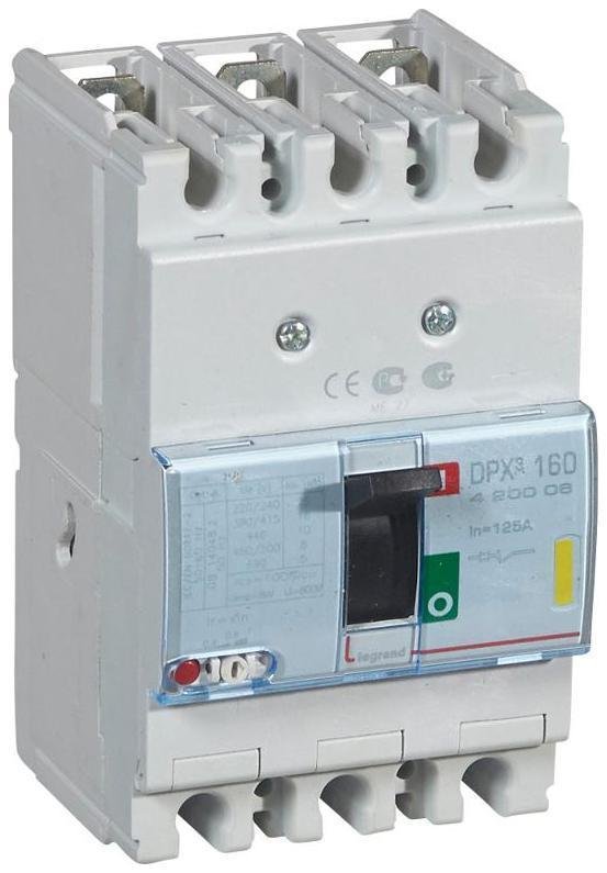 Legrand 420006 Авт.выкл. силовой DPX 160 3P 125А 16kA 4