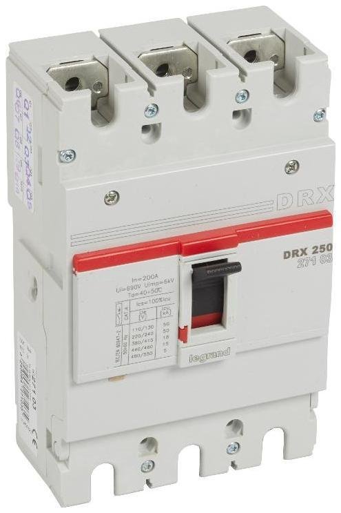 Legrand 027103 DRX250 термомагнитный 200A 3П 18KA