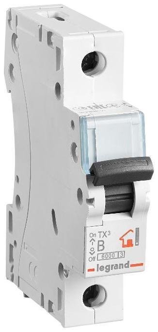 Legrand 403978 Выключатель автоматический однополюсный TX3 6000 63А B 6кА