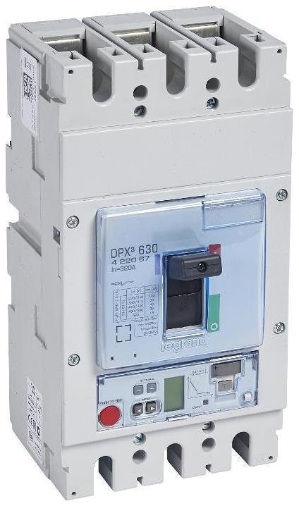 Legrand 422067 Автоматический выключатель DPX3 630 - эл. расцепитель S2 - 50 кА - 400 В" - 3П - 320 А