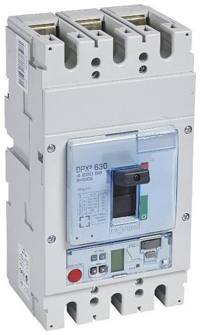 Legrand 422069 Автоматический выключатель DPX3 630 - эл. расцепитель S2 - 50 кА - 400 В" - 3П - 500 А
