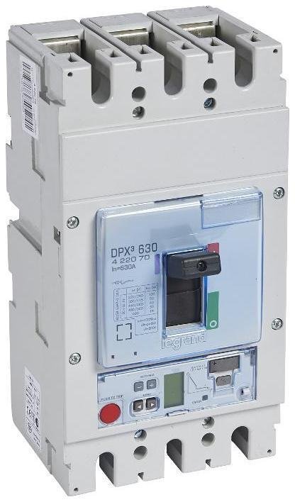 Legrand 422070 Автоматический выключатель DPX3 630 - эл. расцепитель S2 - 50 кА - 400 В" - 3П - 630 А