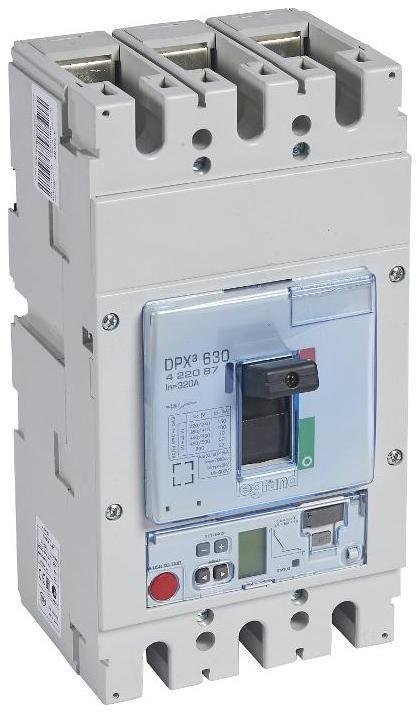 Legrand 422087 Автоматический выключатель DPX3 630 - эл. расцепитель S2 - 100 кА - 400 В" - 3П - 320 А
