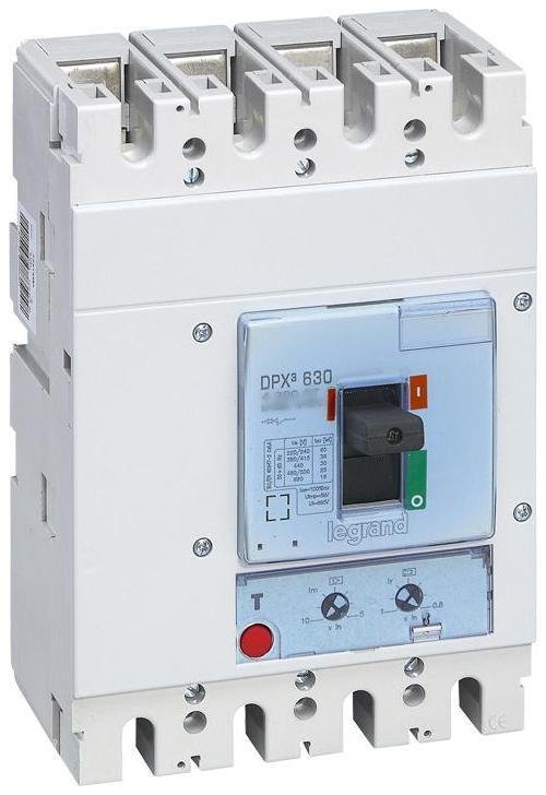 Legrand 422009 Автоматический выключатель DPX3 630 - термомагнитный расцепитель - 36 кА - 400 В" - 4П - 630 А